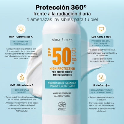 Sonnenschutzcreme LSF 50 Alma Secret  200 ml