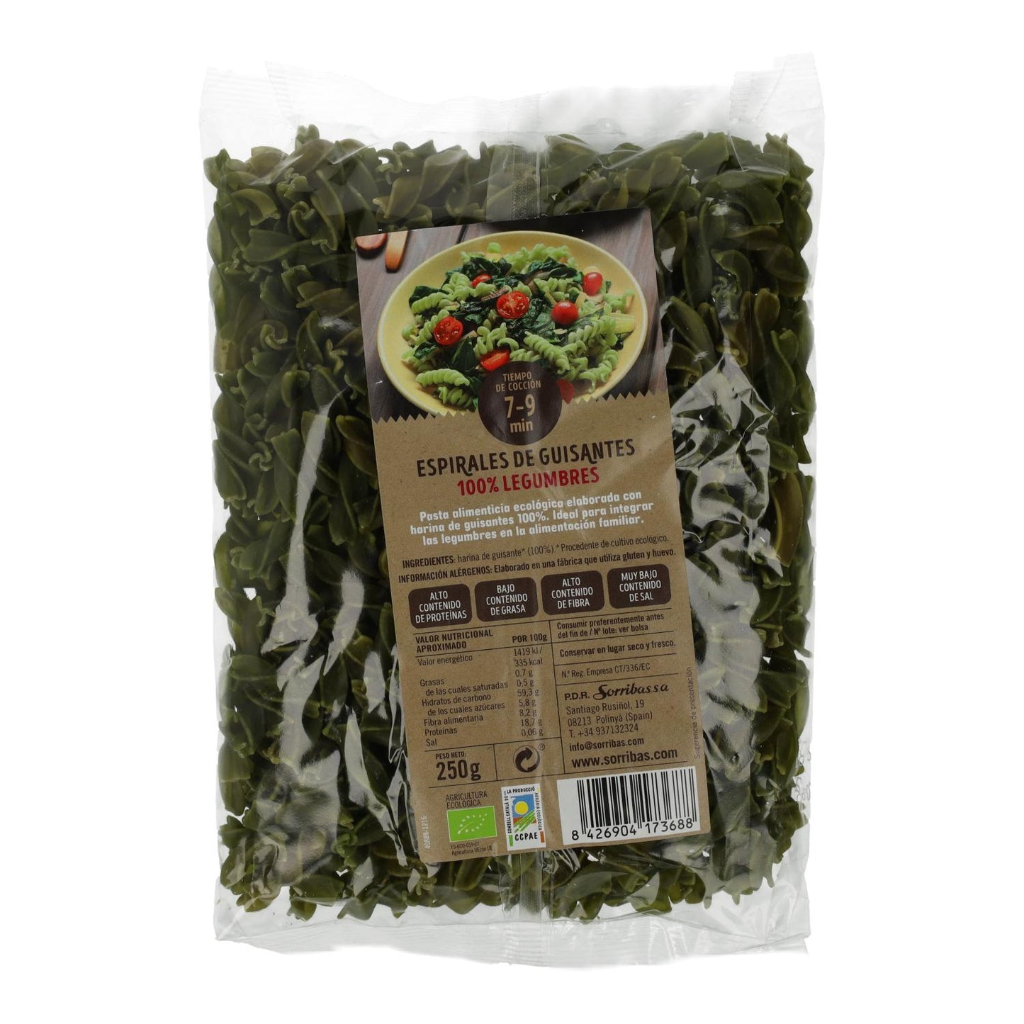 Espiral de Guisantes Biográ BIO 250 g
