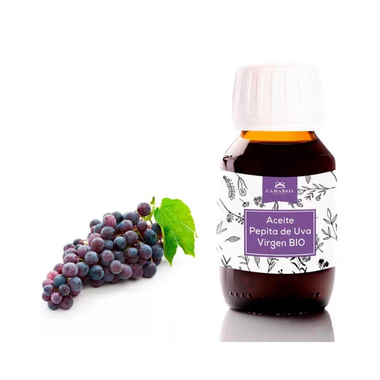 Aceite de pepita de uva Virgen BIO, 100ml. Camassia 50 ml