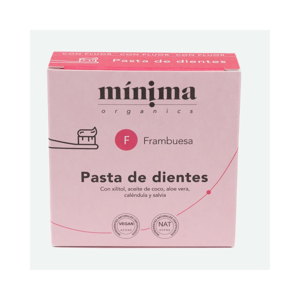 Kinderzahnpasta mit Himbeergeschmack und Fluorid 60 g