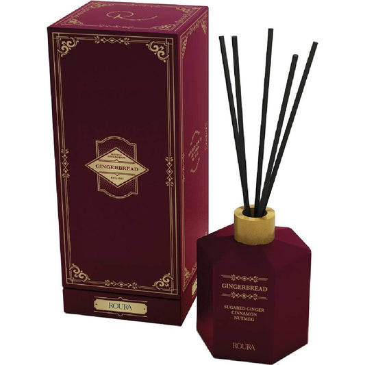 Ambientador mikado Gingerbread Roura 100 ml Jengibre azucarado, canela y nuez moscada