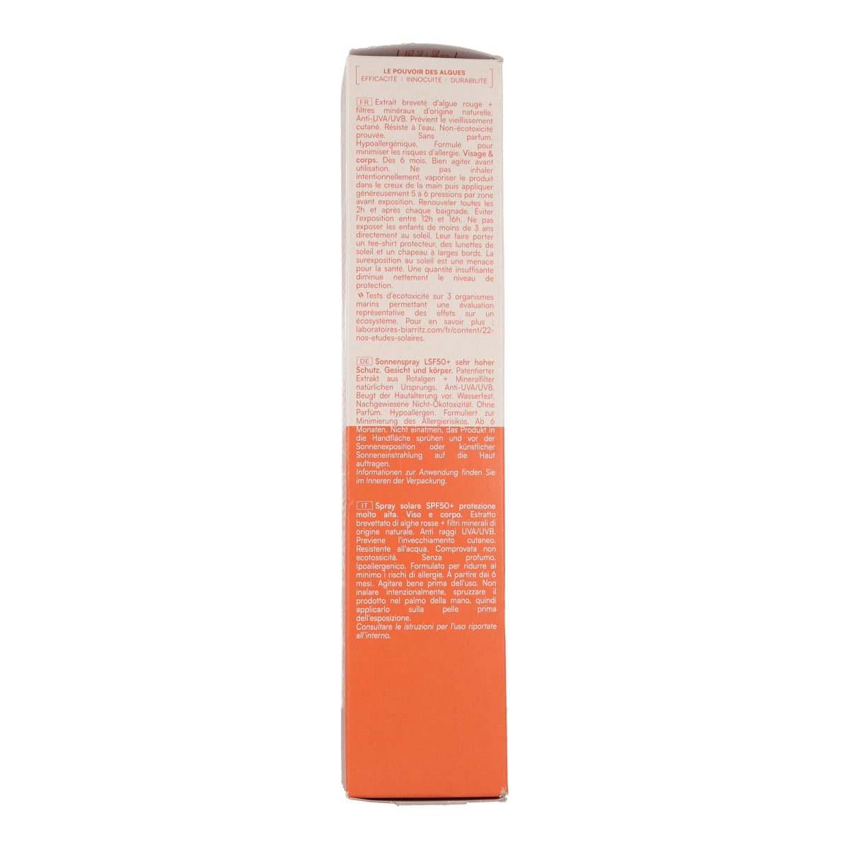 Sonnenspray für Gesicht und Körper LSF 50+ Biarritz 150 ml