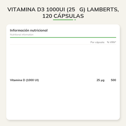Información nutricional