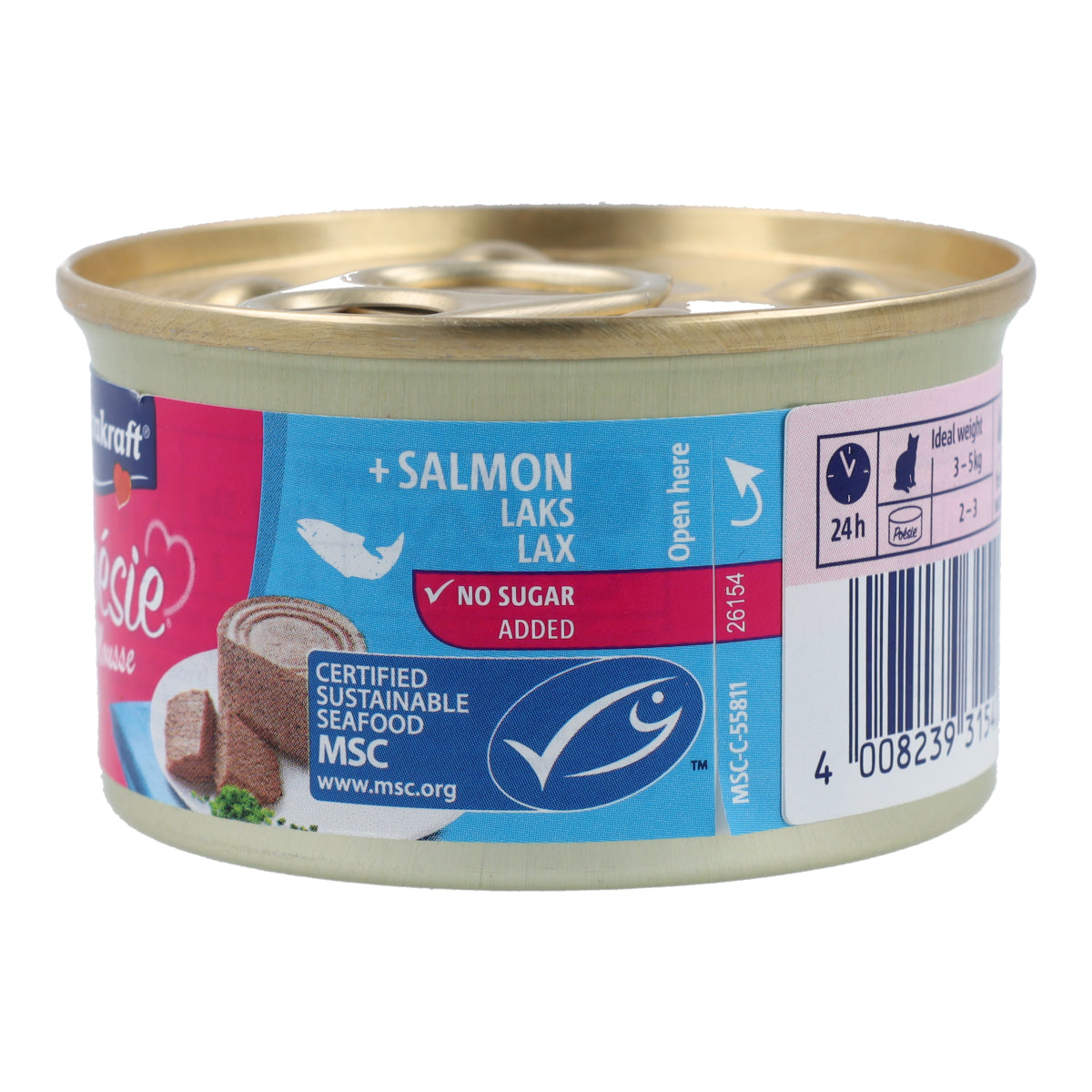 Vitakraft Dose Poésie Lachsmousse 85 g Nassfutter für Katzen