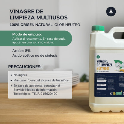 Pack 12 x Vinagre Blanco de Limpieza Planeta Huerto 1L