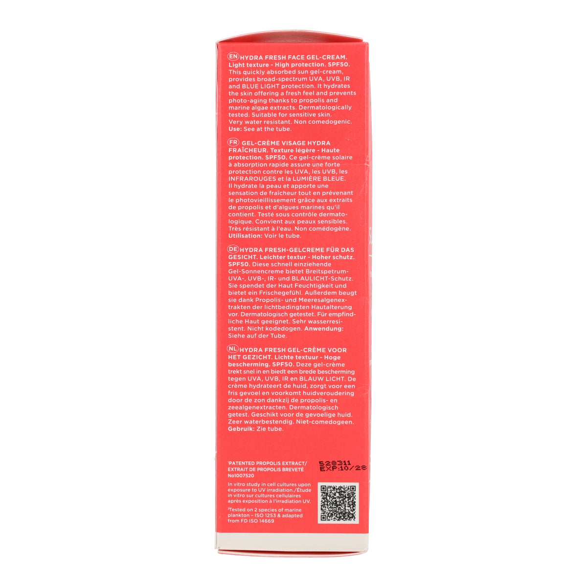 Hydra Fresh Sonnenschutzgel SPF50 Apivita 50 ml