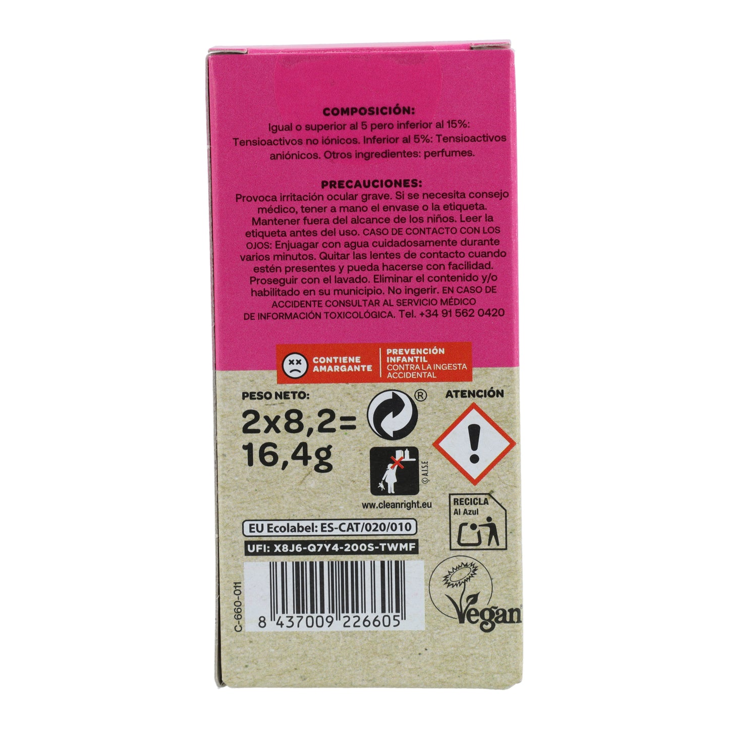 Wasserlösliche Toilettenreinigung Flopp  Nachfüllpackung 2 Kapseln