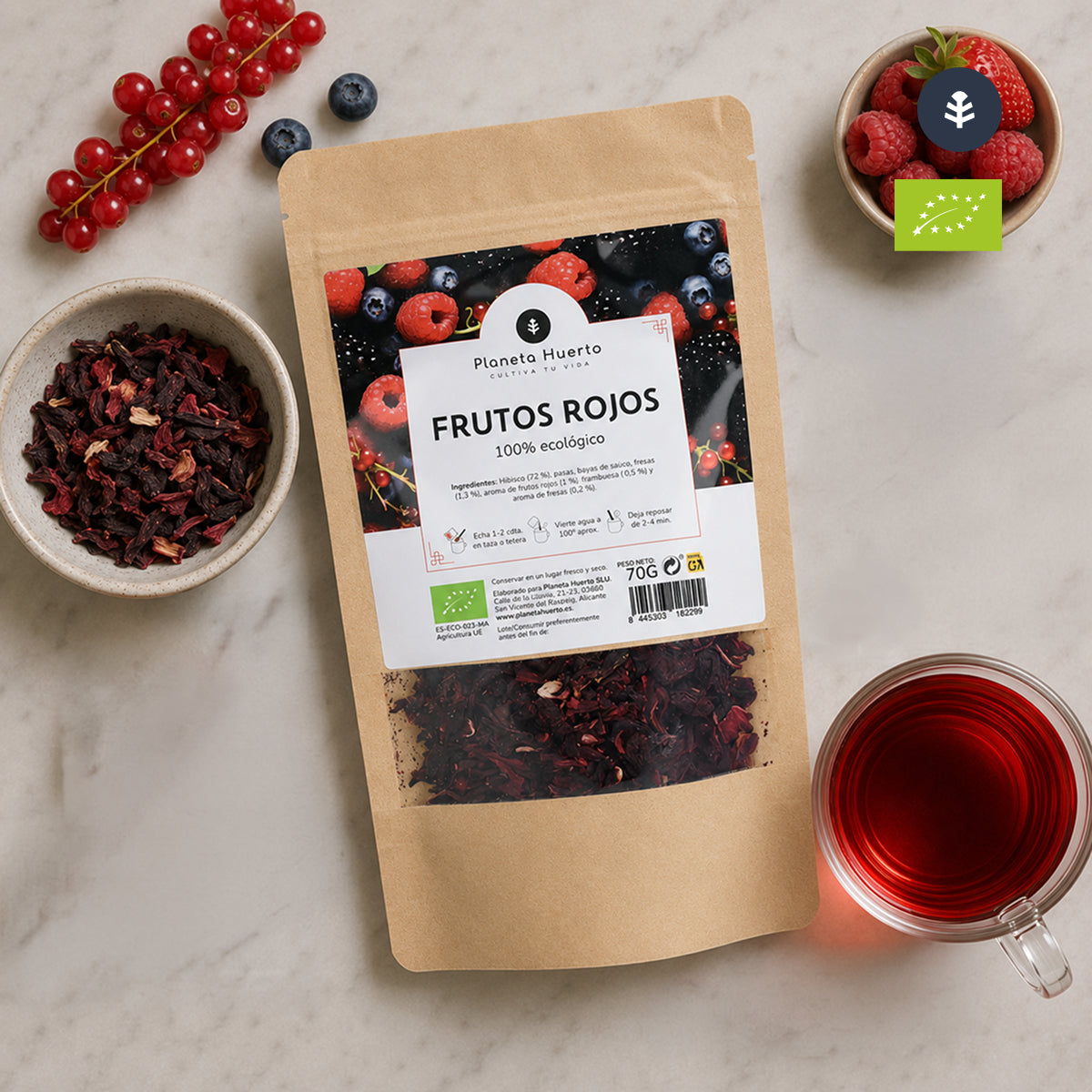 Rote Früchte ECO Planeta Huerto 70g