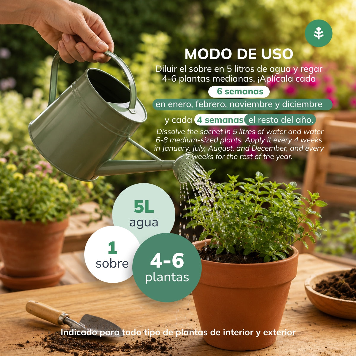 Ökologischer Guano-Dünger Planeta Huerto Beutel für 5 l