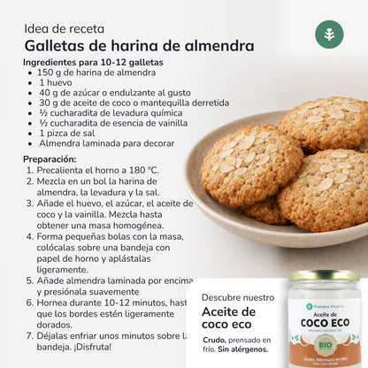 Glutenfreies Mandelmehl ECO Planeta Huerto 400gr