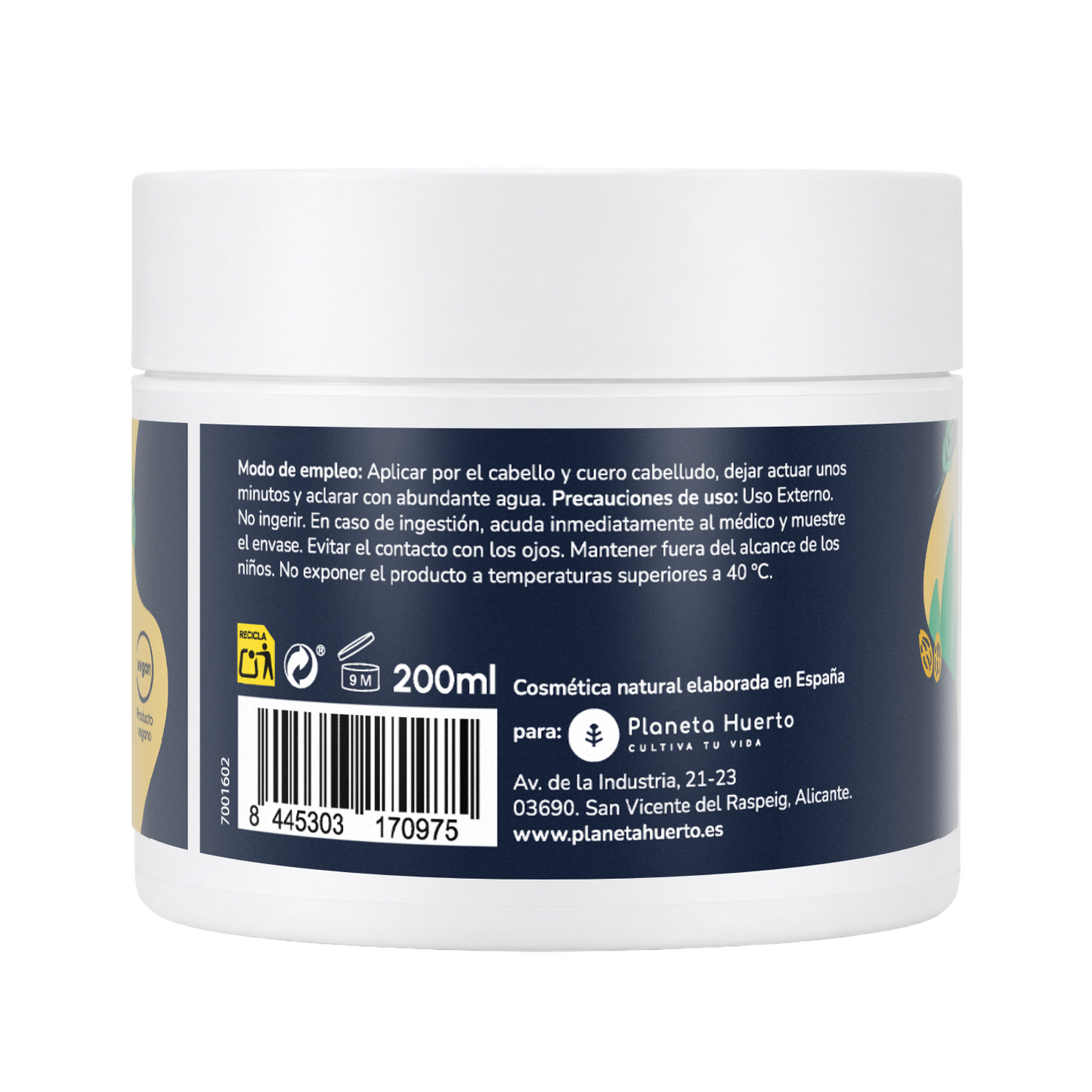 Planet Orchard Curly Method Feuchtigkeitsmaske 200 ml