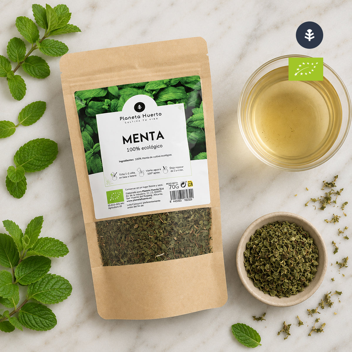 Pfefferminztee ECO Planeta Huerto 70g