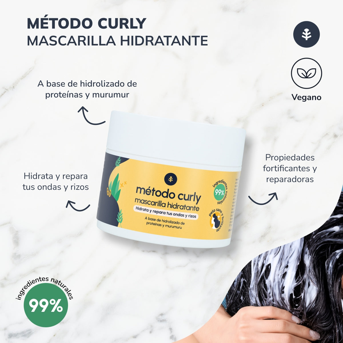 Planet Orchard Curly Method Feuchtigkeitsmaske 200 ml