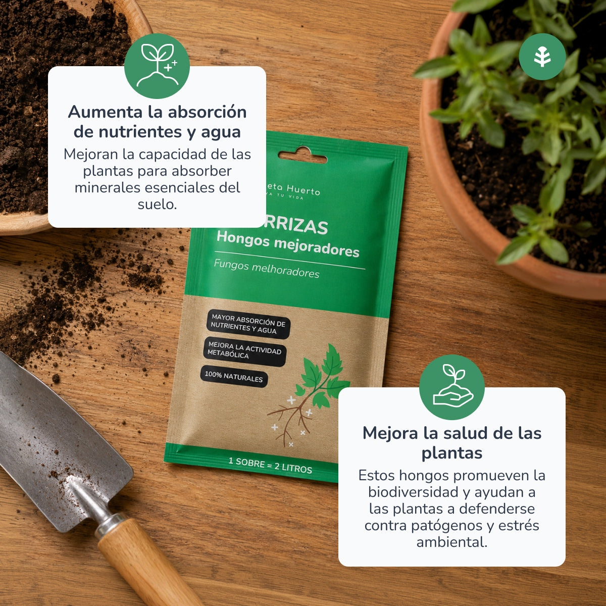 Mykorrhiza Planeta Huerto Beutel für 2 l