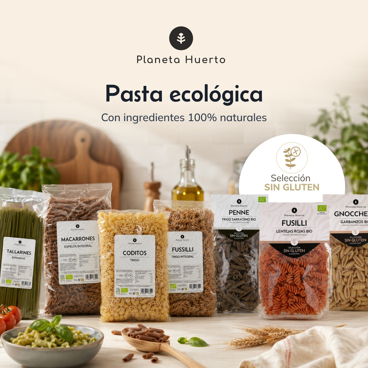 Vollkornnudeln Nr. 0 ECO Planeta Huerto 5 kg