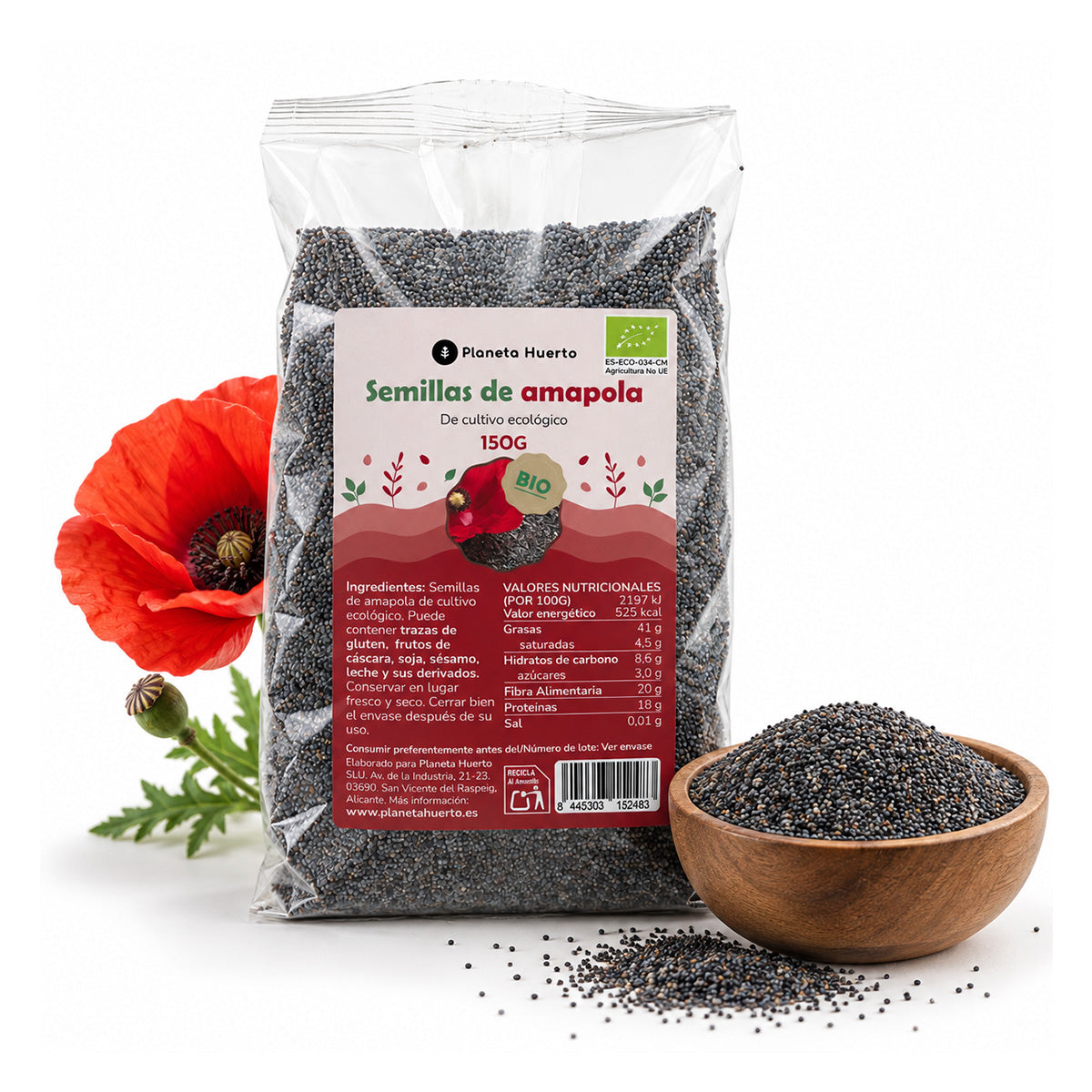 Mohnsamen ECO Planeta Huerto 150 g