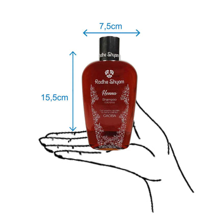 Henna-Shampoo Mahagoni-Farbstoff Radhe